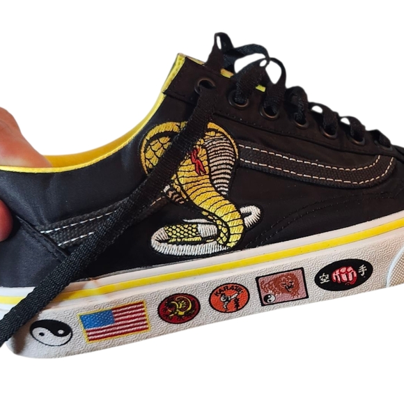 Strike First Black and Yellow Men's Shoes - Picture 5 of 10